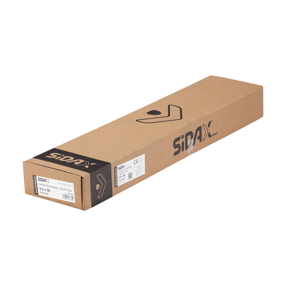 Collated Drywall Screws | Coarse Thread | Phillips PH2 | Bugle Head | Black Phosphate