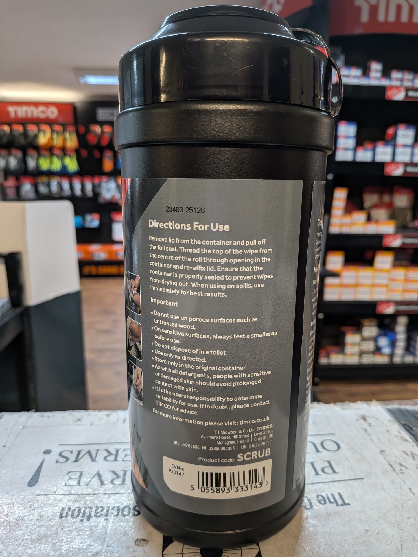 Extra Tough Builders Wipes 100 Wipes