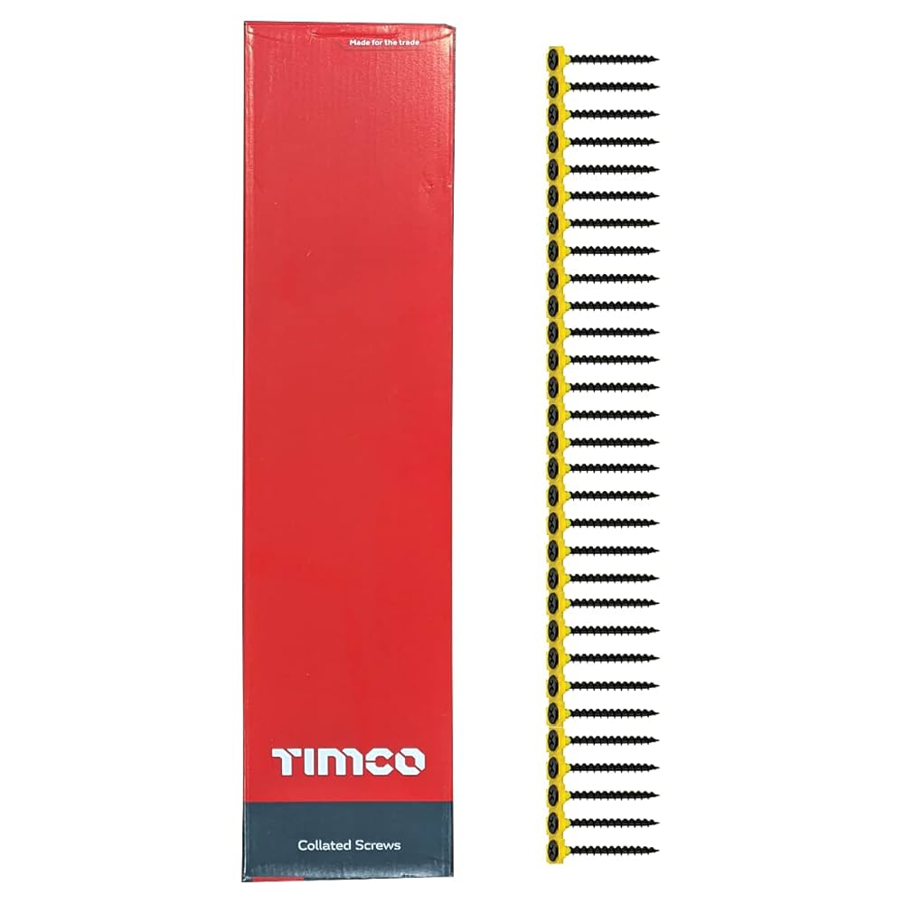 Collated Drywall Screws - PH - Bugle - Coarse Thread - Black