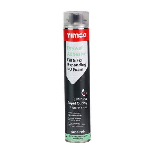 Drywall Adhesive Fill & Fix Expanding PU Foam 750ml