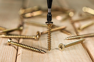 Solo Chipboard & Woodscrews - PZ - Double Countersunk - Yellow
